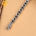 Retro Bracelet Stylish Men's Thick Chain Bracelet Retro Curved Design for Work Vacation Daily Wear Perfect Gift for Anniversary or Birthday Trendy Wrist Jewelry for Men Wrist Jewelry. 