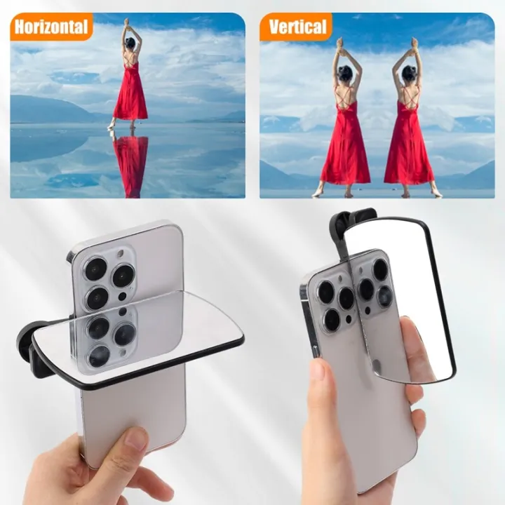 Outdoor%20Selfie%20Reflection%20Phones%20Clip%20Kit%20Universal%20Smartphone%20Camera%20Mirror%20Reflection%20Clamps%20Compatible%20with%20iPhone%20Samsung%20Xiaomi%20Huawei%20-%20Image%203