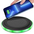 15W Wireless Charger For Samsung Galaxy S23 Ultra S22+ S21 S20 FE S10 S9 S8, Wireless Charger Pad Phone Charging Station Durable. 
