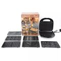 SOKANY 7-in-1 Multifunctional Electric Sandwich Muffin Cake Donut Waffle Maker. 
