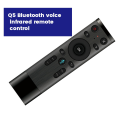 2X Q5 Bluetooth Infrared Voice Remote Control Smart TV Box 2.4G Air Mouse Mini Wireless Keyboard. 