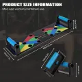 Push Up Rack Board ABS Training Board abdominal Muscle Trainer Sports Home Fitness Equipment for body Building Push-Ups Stands LSW. 