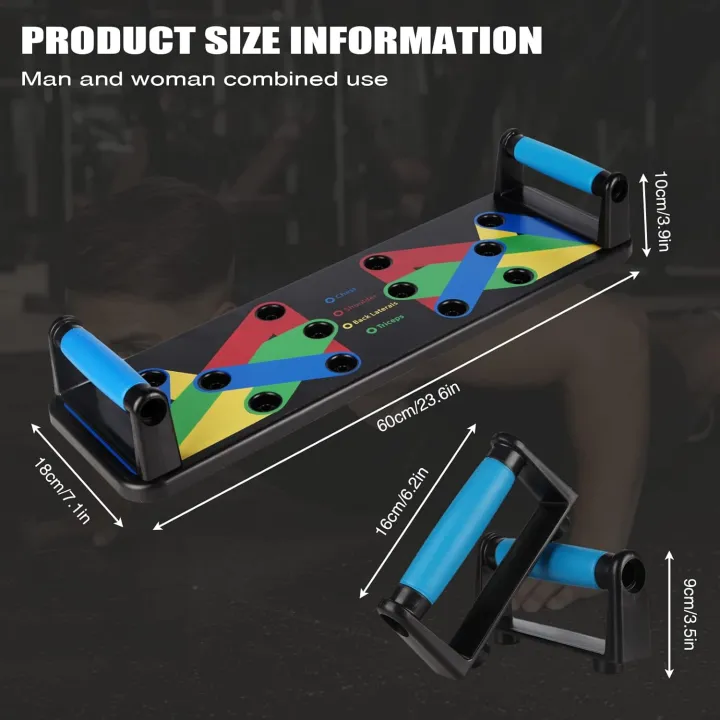 Push Up Rack Board ABS Training Board abdominal Muscle Trainer Sports Home Fitness Equipment for body Building Push-Ups Stands LSW