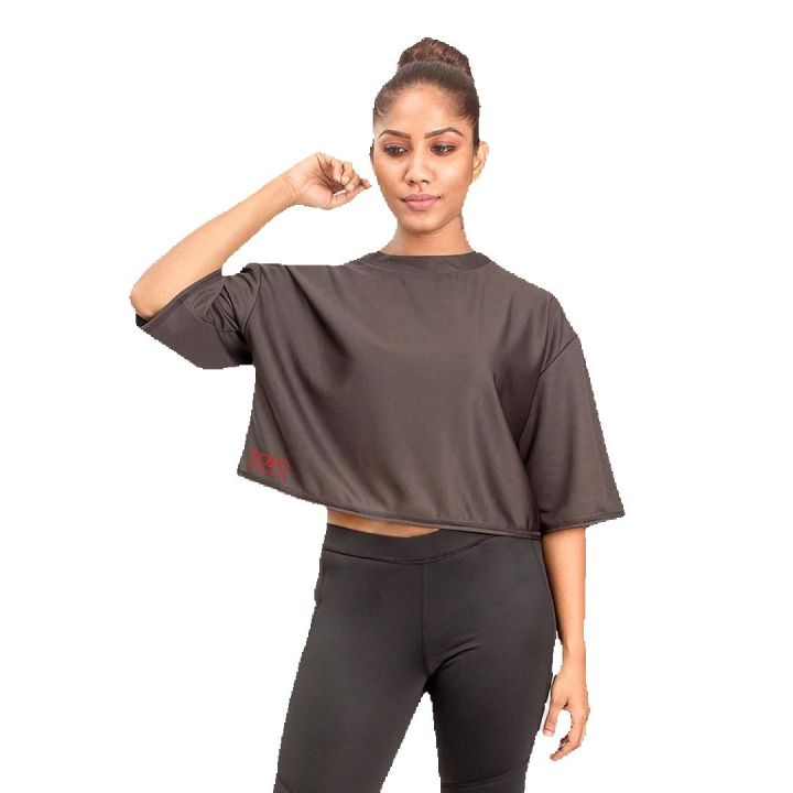 Women's TOFO Activewear Crop Top In Black
