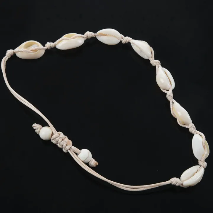 Anklets%20For%20Women%20Shell%20Foot%20Jewelry%20Summer%20Beach%20Barefoot%20Bracelet%20Ankle%20On%20Leg%20Ankle%20Strap%20Bohemian%20Accessories%20White%20-%20Image%205