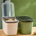 Cereal Rice Food Storage Container with Measuring Cup Grain Rice Storage Bin. 