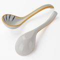 ARELENE Ceramics Soup Spoons Set of Japanese Soup Spoon Long Handle Soup Spoons for Pho Ramen Noodles Wonton Dumpling Rice. 