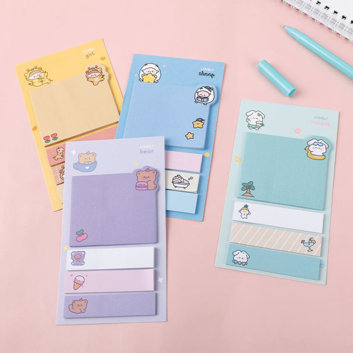 80%20Sheets/set%20Kawaii%20Lucky%20Girl%20Sticky%20Notes%20Memo%20Pad%20Diary%20Stationary%20Scrapbook%20Sticky%20Notes%20-%20Image%206