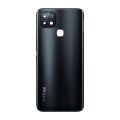 Infinix Hot 10i Rear Body Casing Housing Replacement Battery Back Door With Side Buttons And Camera Lens For Hot 10i - Black. 