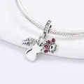 New 925 Silvering Cute Animal Kangaroo Cow Dog Pig Whale Cat Snail Sea Turtle Charm Beads Fit Original Pandora Diy Women Jewelry. 