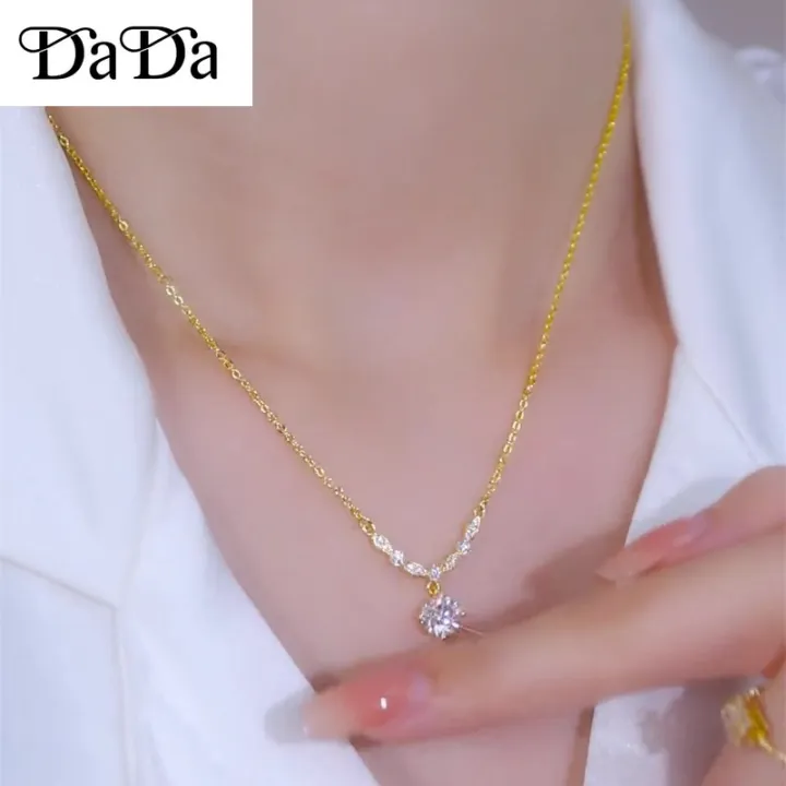 COD%20rantai%20leher%20perempuan%20emas%20916%20original%20malaysia%20gold%20necklace%20women's%20opal%20brilliant%20round%20zircon%20pendant%20jewelry%20for%20girlfriends'%20gifts%20%20Necklace%20-%20Image%202