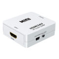 HDMI to AV Adapter HD Video Converter Box HDMI to RCA AV/CVSB L/R Video 1080P HDMI2AV Support NTSC PAL. 