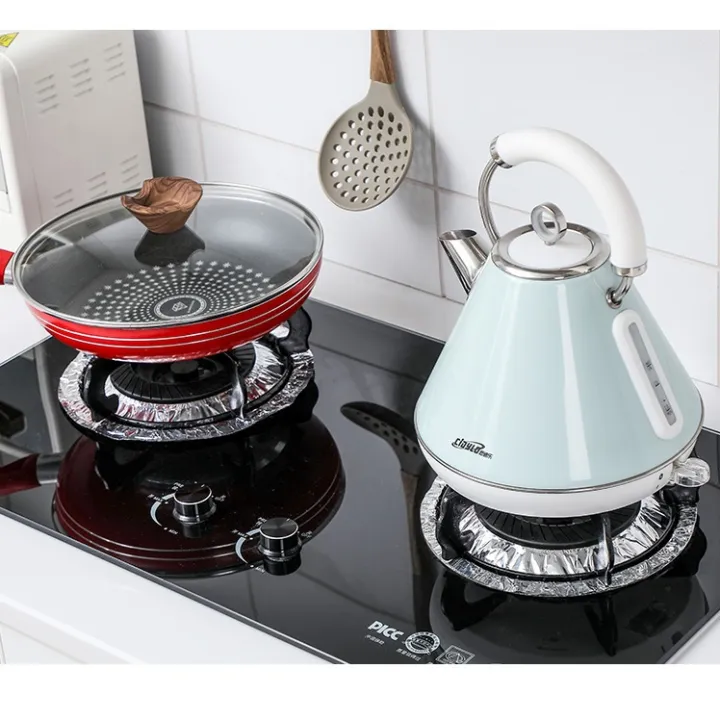 Kitchen%20Oil%20Proof%20Stove%20Liners%20Disposable%20Aluminum%20Foil%20Stove%20Burner%20Covers%20Gas%20Oven%20Pad%20For%20Cooking%20Kitchen%20Accessories%201Pcs%20-%20Image%203