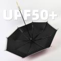 LORDWEY Lace Sunscreen Umbrella Sunshade Small Fresh Thickened Black Glue Anti-ultraviolet Simple Elegant Young Lady Cute Sun Umbrella. 