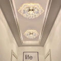 Modern LED Crystal Ceiling Lights Hallway Living Room Bedroom Chandelier Lamp Simple Porch Aisle Corridor Lighting. 