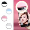 USB Charge Selfie Flash LED Camera Phone Photography Ring Light for Phones Tablets QJY99   Crystal Digital Rechargeable Selfie Ring Light Night LED Selfie Flash Light for Smartphones. 