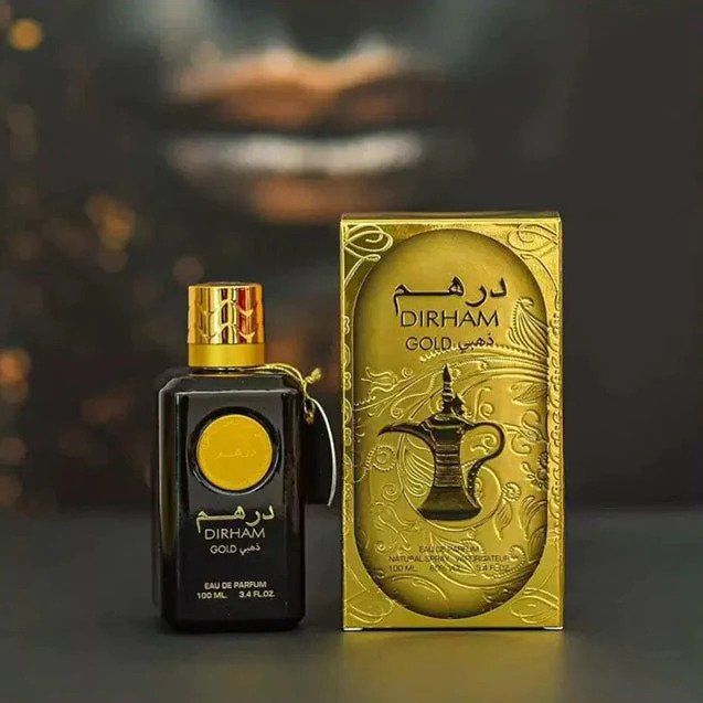 Ard Al Zaafaran Dirham Gold Perfume - 100ml Eau de Parfum- Original_ Luxury Long Lasting UAE Arabian Perfume - High Quality Middle East Unisex Perfume