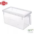 Reusable Refrigerator Food Storage Containers Kitchen Freezer Seal Bin Vegetable Fruit Meat Fresh Box Organizer With Lid Handle. 