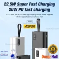 Aspor A336 20,000mAh 22.5W High Capacity Power Bank Original Factory Mobile Power Bank with LED Display 22.5W Fast Charger. 
