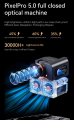 Wanbo Mozart 1 Pro Projector with Wifi and Bluetooth, Android TV 11 Movie Projector, 900ANSI Lumens Smart Projector 4K Support, 2*8W Speakers, Auto Focus, Object Avoidance and Screen Adaption. 