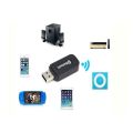 Multi-Functional 3.5mm AUX Wireless Music Audio Receiver and Bluetooth Transmitter for Headphones, Earphones, Speakers, Car AUX, and Pen Drive Adapter. 