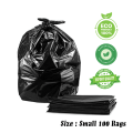 Garbage Bags Trash Bags Bin Bags | Small-Sized Garbage Bags  | 100 Bag Pack. 