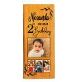 laser engrave wooden high quality  photo print souvenir. 