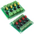 Optical Isolator Module Voltage Level Current Converter Module 2/4 Channel Optocoupler Photoelectric Optoisolator PC817. 