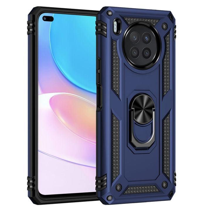 KEYSION%20Shockproof%20Armor%20Case%20for%20Honor%2050%20Lite%2020%209A%209S%20PC+%20Stand%20Phone%20Back%20Cover%20for%20Huawei%20Y7A%20Y9A%20Nova%208i%20Y60%20-%20Image%202