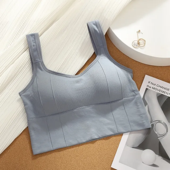 Thermal%20Summer%20New%20Style%20Breathable%20Inner%20and%20Outer%20Wear%20Vest%20Women%20No%20Steel%20Ring%20Gather%20Sports%20Underwear%20Sport%20Bra%20Workout%20Top%20-%20Image%205