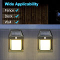Solar Power Motion Sensor Human Body Induction LED Wall Light Waterproof Tungsten Filament Lamp Outdoor Garden Courtyard Lights 1Set. 
