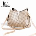 LouisWill Women Bag Soft PU Bucket Bags Prints Shoulder Bags Fashion Handbags Multi-pocket Travel Bags Large Capacity Crossbody Bag Casual Messenger Bags Magnetic Buckle Bag Water Resistant Bags Trend Retro Sling Bag For Women Ladies Female. 