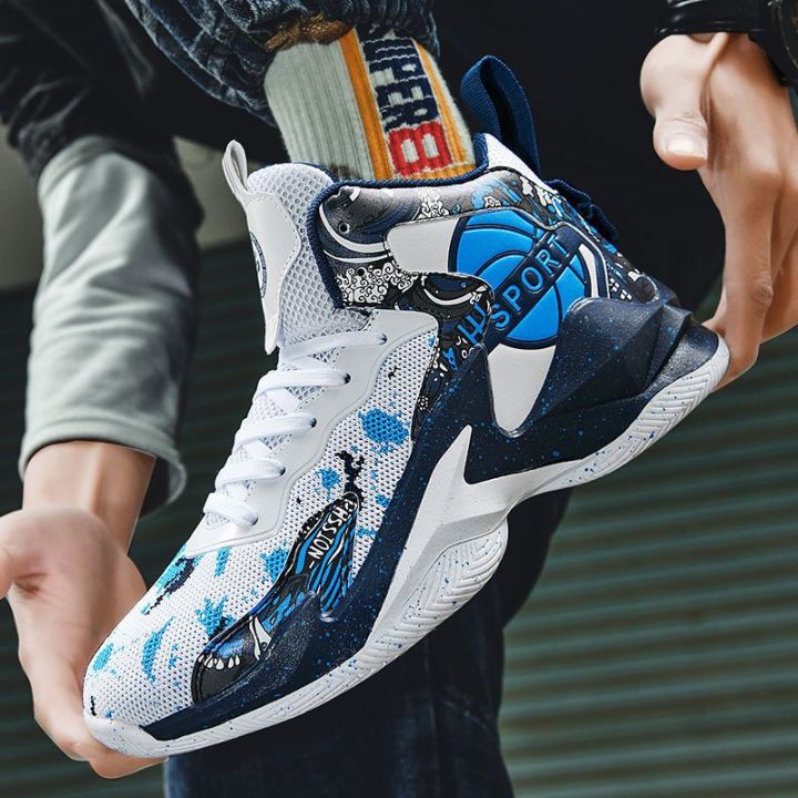 2024%20Spring%20and%20Summer%20New%20James%20Basketball%20Shoes%20Men's%20Mesh%20Breathable%20High-Top%20Poison%20Owen%20Special%20Student%20Race%20Shoes%20-%20Image%202