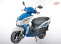 Honda Dio Bs4 Blue White Full Sticker kit. 