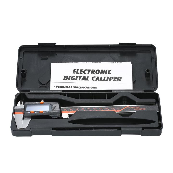 Digital Callipers Box Stainless Steel Digital Caliper 150mm Scales Callipers mm / inch / inch ...