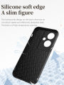 Lenuo Sheepskin Leather Shockproof Case For Oppo A79 5G Luxury Matte Back Cover. 