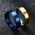 High Quality Polished Stainless Steel Never Color Fade Mens Simple Ring. 