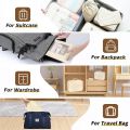 8 Pcs Travel Organizer Storage Bags Set, Packing Cubes Travel Organizers with Two Toothbrush Organizers, Travel Accessories for Luggage. 