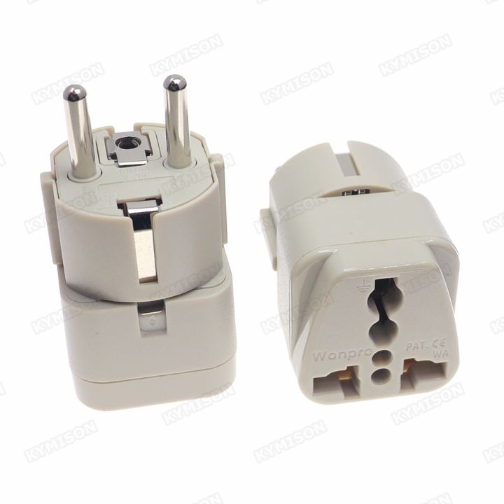 Wonpro%20European%20France%20Travel%20Power%20Apater%20(%20Type%20E/F%20),%20Universal%20Socket%20Outlet%20to%20German%20EU%20Korea%20Russia%20Converter%20Adapter%2016A%20250V%20-%20Image%203