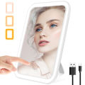 LED Makeup Mirror Lighted Cosmetic Mirror with Stand Dimmable Fill Light Len for Home Bedroom Desk Travel Portable Vanity Mirror. 