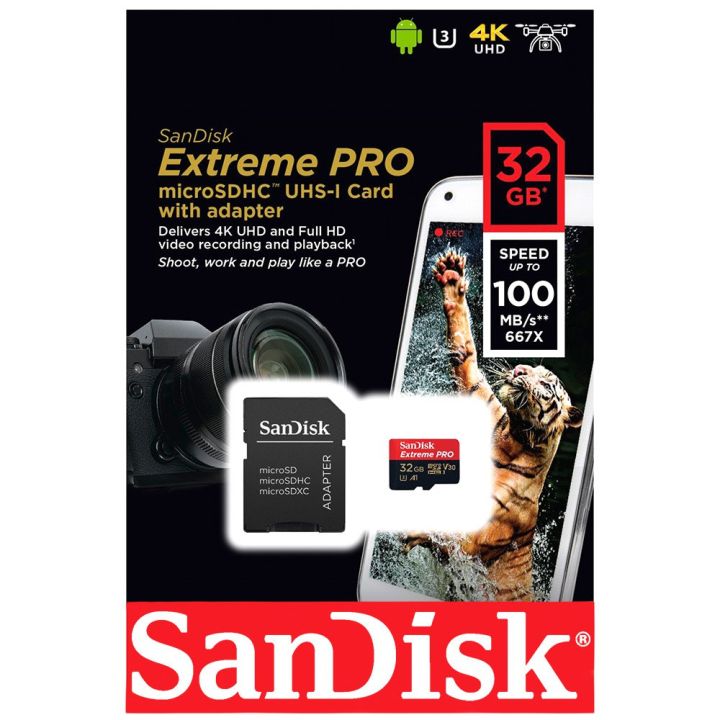Sandisk Micro SD 32GB Extreme Pro