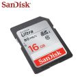 【16GB 】 100% Original Memory Card SanDisk Ultra SD Card 16GB SDHC Class Max Read 80M/s UHS-I Flash For Digital Camera. 