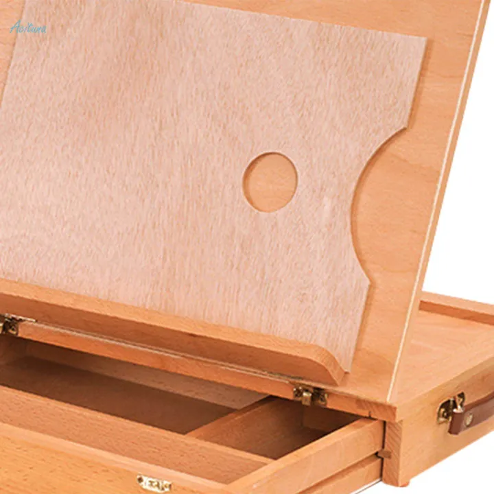 Wood%20Easel%20Box%20with%20Handle%20Desktop%20Sketch%20Box%20for%20Drafting%20Drawing%20Sketching%20-%20Image%206