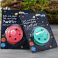 chibobaby Newborn Pacifier Baby Teether Happy Bite Silicone Children's Nipple Head Cartoon. 