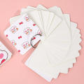 80 Sheets Binder Ring Flipping Flash Card DIY Combinable Study Cards Mini Lined Memo Pad DIY Bookmark Blank Index Cards. 