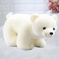 Polar Bear Plush Play 25cm Cute White And Brown with Cute Soft Stuffed Animal Plush Bear Doll Kids Birthday Gift. 