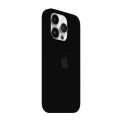 Apple iPhone 14 Pro Liquid silicone Phone Case- Black. 