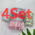 【The Quiet Page】4 Set Sanrio Mymelody Kuromi Cinnamoroll Pochacco Cute Cartoon Character Decoration Adhesive Masking Washi Tape Kids. 