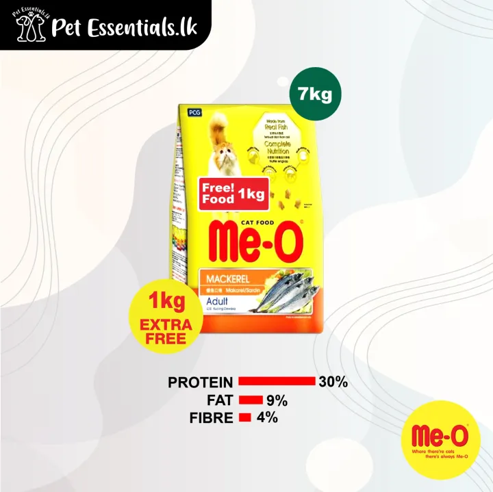 Me-O Adult Cat Food ( Mackerel 7kg )