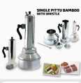 Stainless Steel Pittu Maker / Pittu Kodam With Whistle Kitchen Special Pittu Bamboo. 